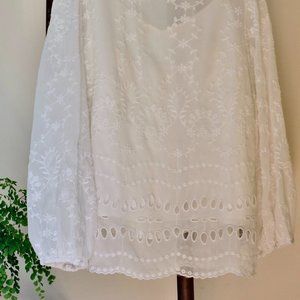 Embroidered Lace J.Crew Blouse, with camisole